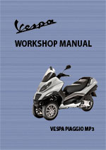 Vespa Piaggio MP3 Motor Scooter Workshop Service Repair Manual Download PDF